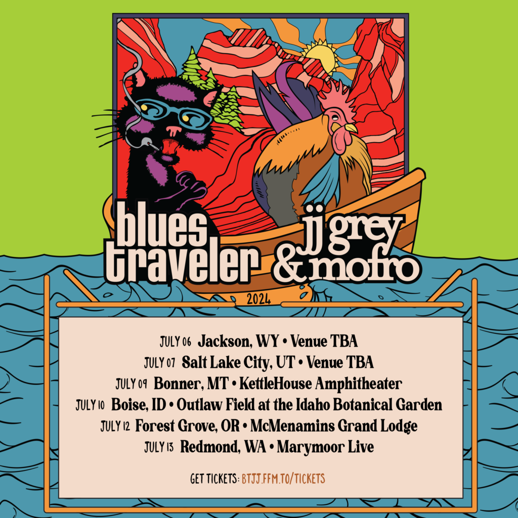 Summer 2024 Tour Dates with JJ Grey & Mofro Blues Traveler